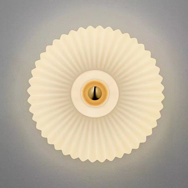 Vintage Glas-Wandleuchte