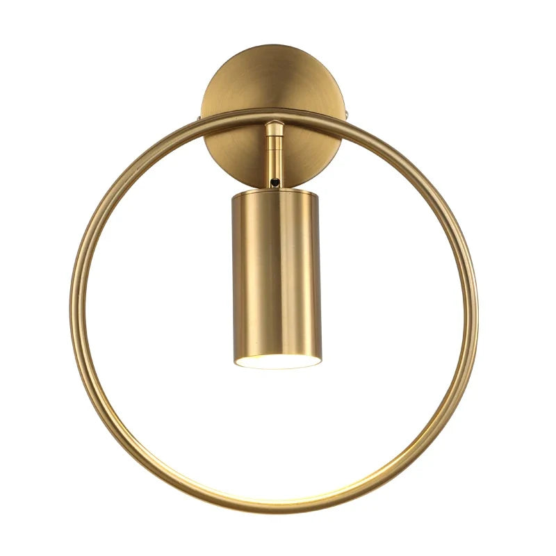 Halo Wandleuchte in Gold