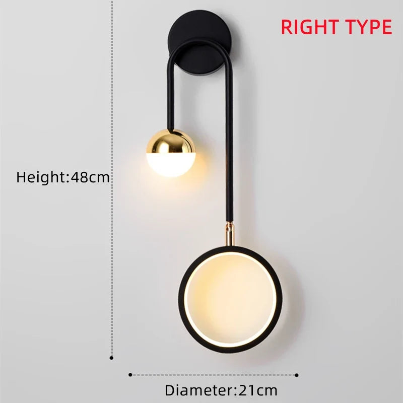 Orbis LED-Wandleuchte
