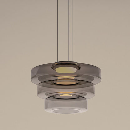 Bauhaus Pendelleuchte geschichtet