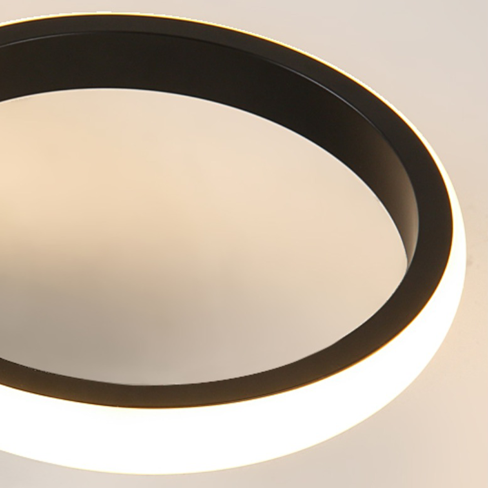 Halo LED-Deckenleuchte mit Ringen