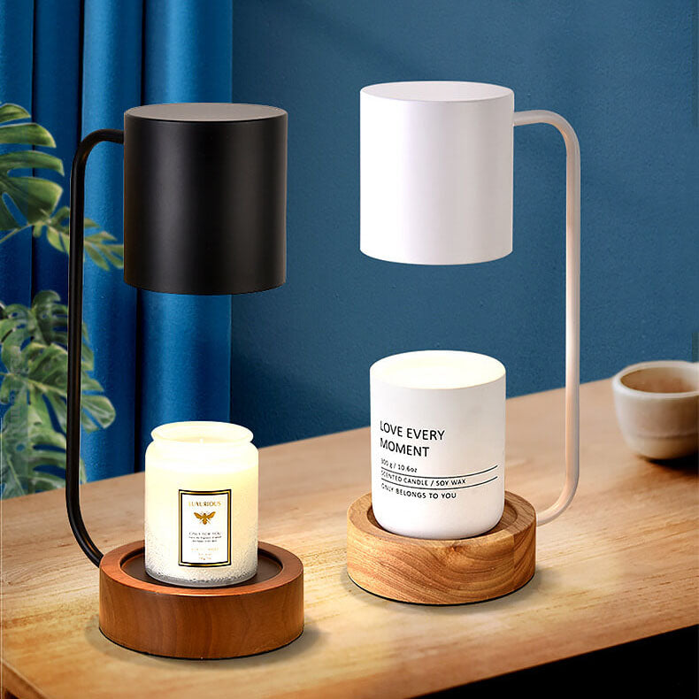 Japanische Tischlampe aus Holz