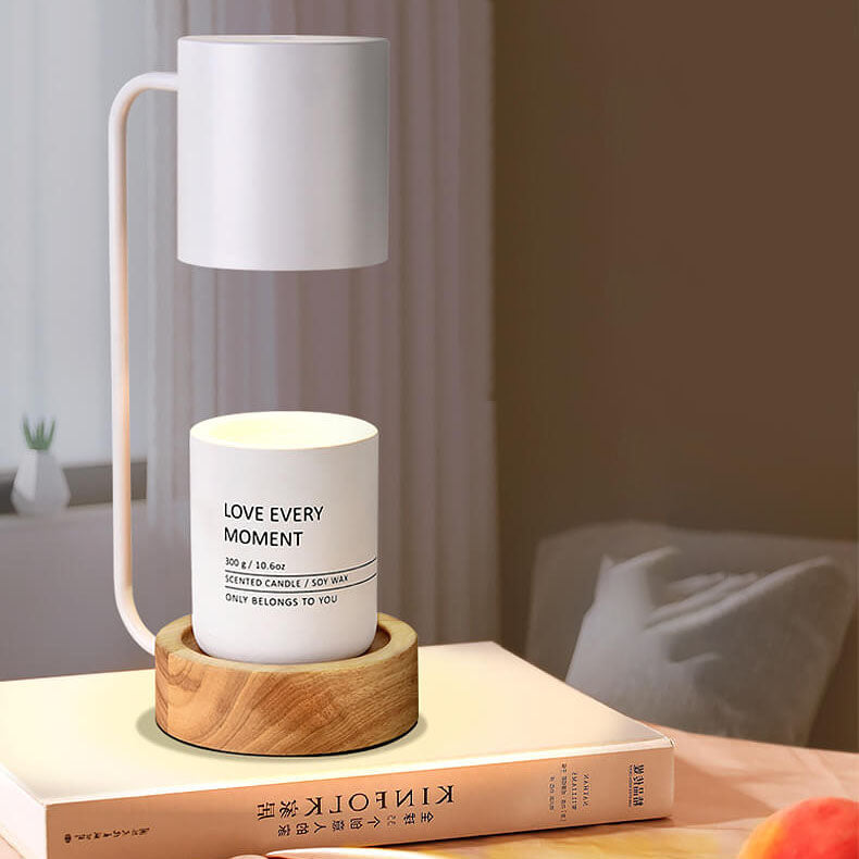 Japanische Tischlampe aus Holz