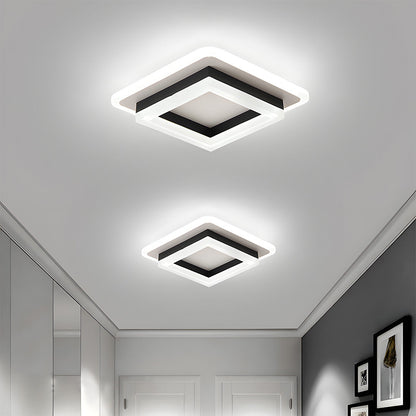 Quadratische LED-Deckenleuchte