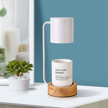 Japanische Tischlampe aus Holz