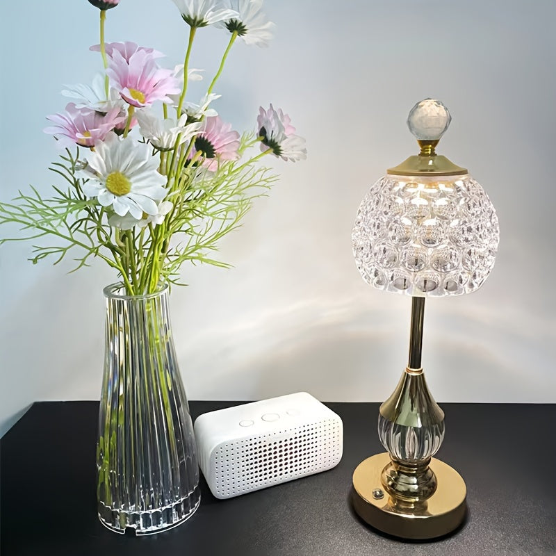 Crystal Touch Akku-Tischlampe