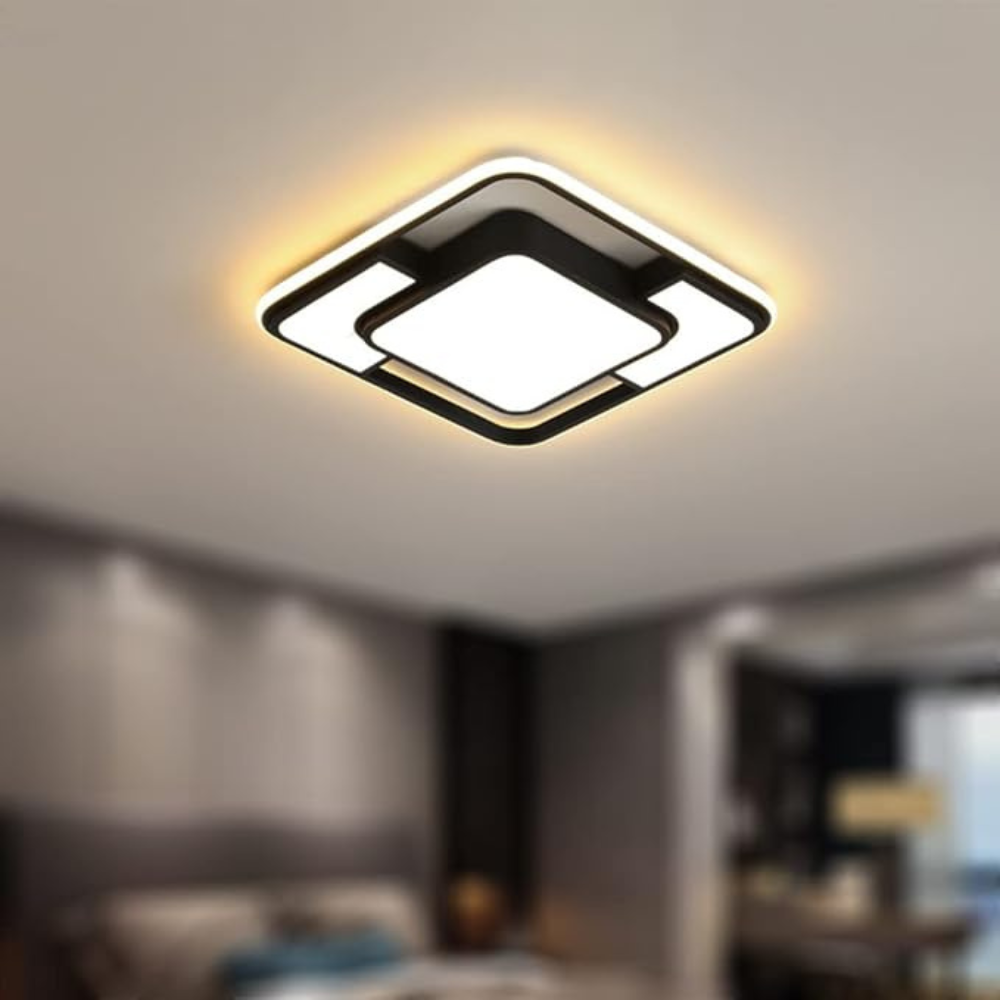 Geometrische LED-Deckenleuchte