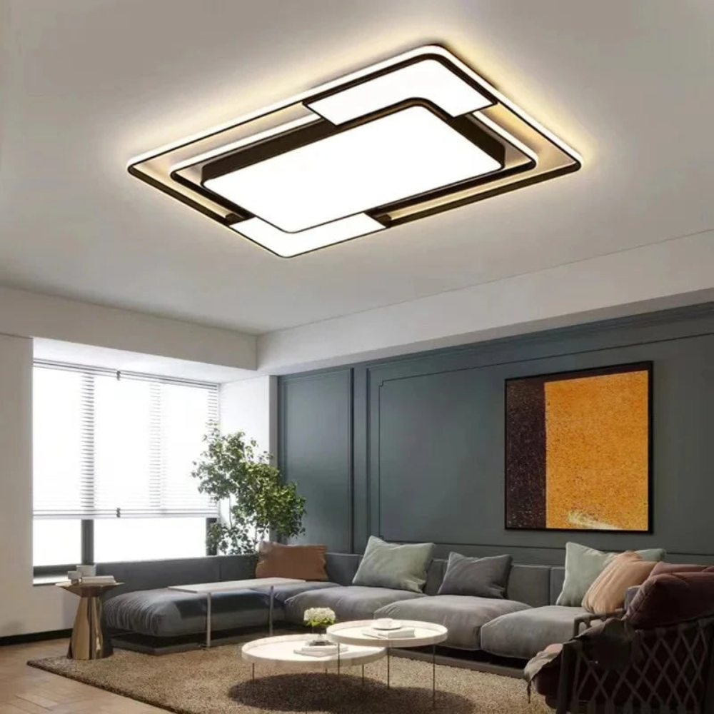 Geometrische LED-Deckenleuchte