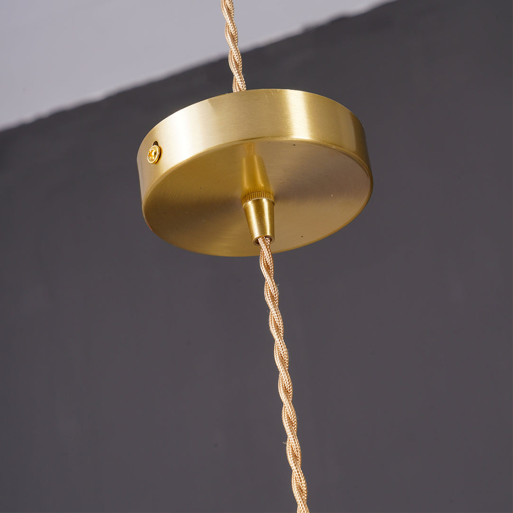 Blumen-Glas LED-Pendelleuchte