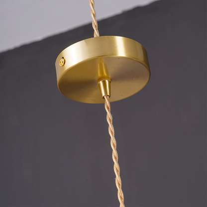 Blumen-Glas LED-Pendelleuchte
