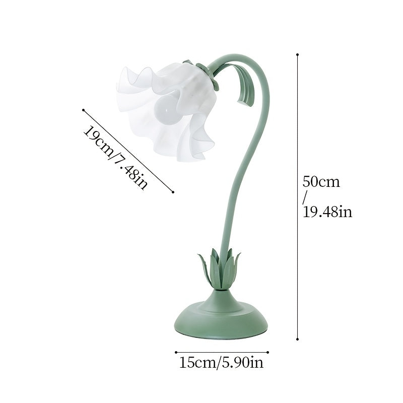Florale USB-Tischlampe