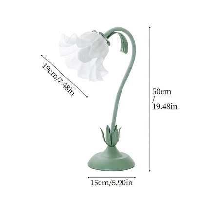 Florale USB-Tischlampe