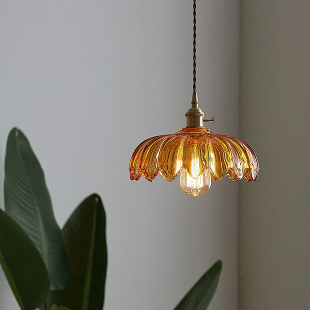 Vintage Flower Pendelleuchte