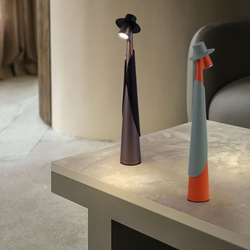 Hut-Figur LED-Tischlampe