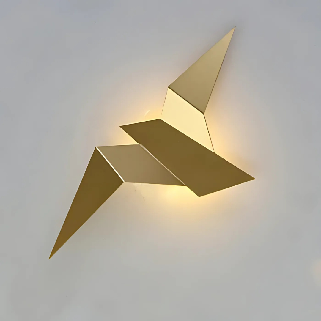 Origami LED-Wandleuchte