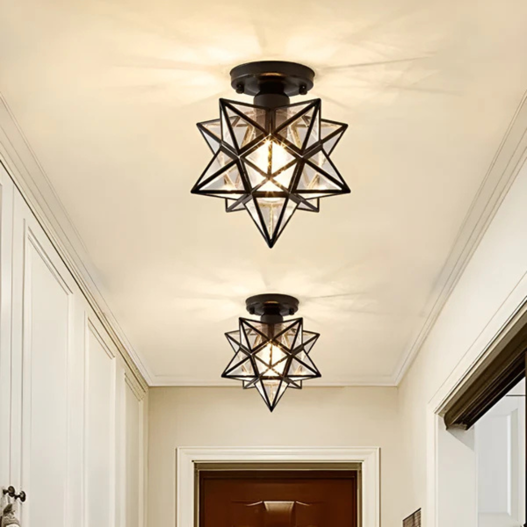 Xelio LED-Deckenleuchte im Sterndesign