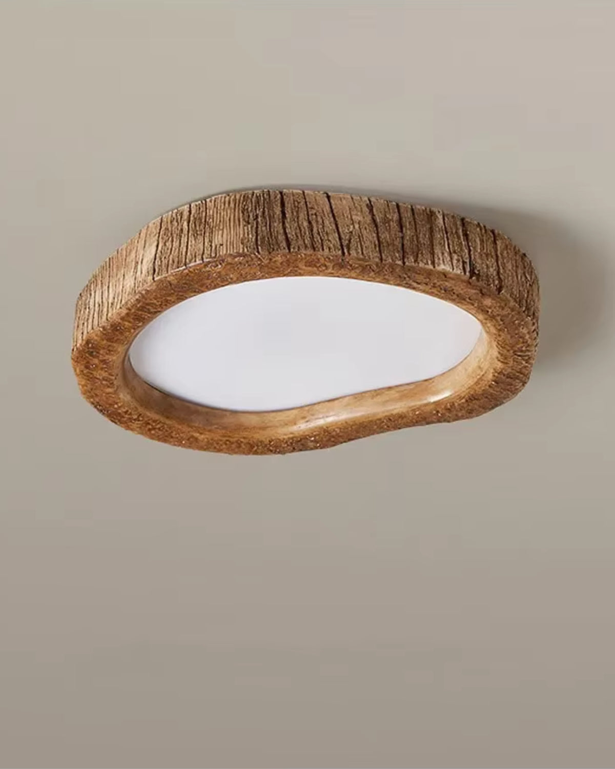 Le Halo Bois Deckenleuchte in Holzoptik