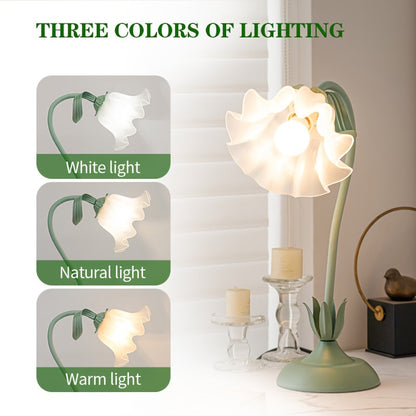 Florale USB-Tischlampe