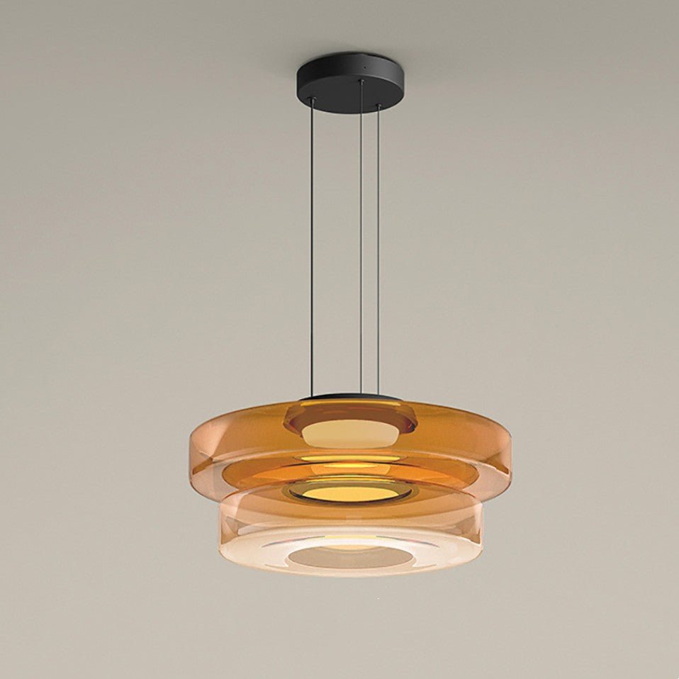 Bauhaus Pendelleuchte geschichtet