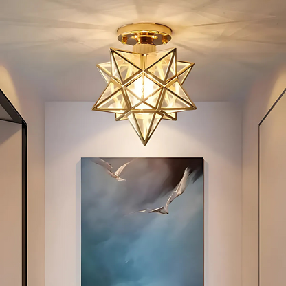 Xelio LED-Deckenleuchte im Sterndesign