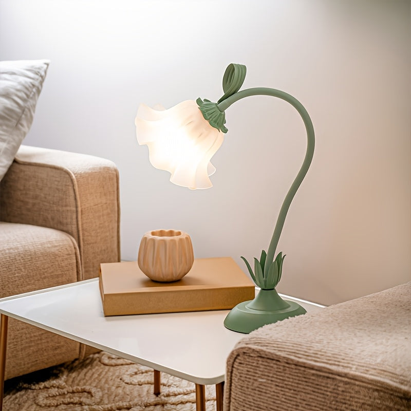 Florale USB-Tischlampe