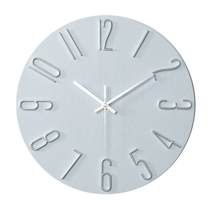 Noble Wanduhr mit Goldziffern