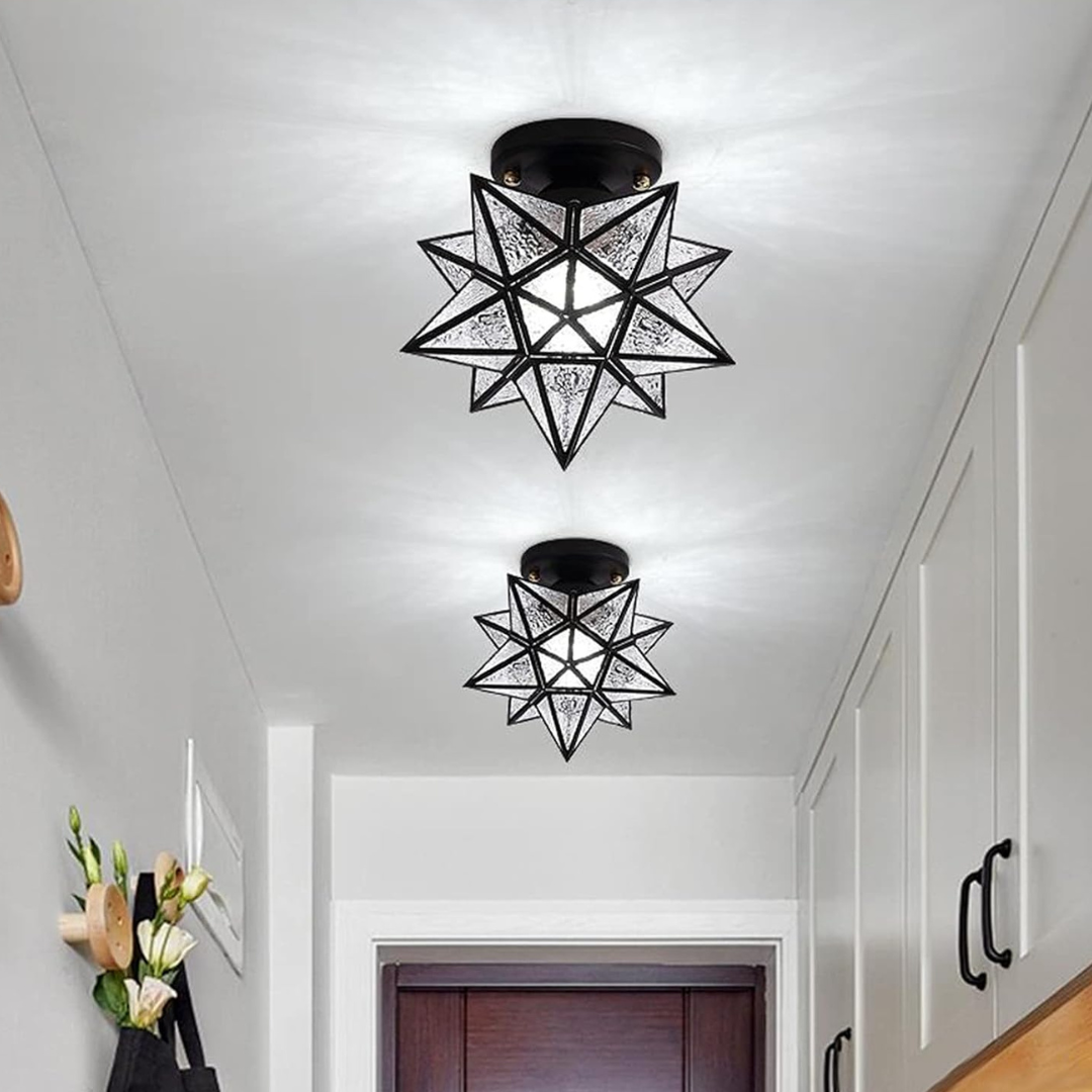 Xelio LED-Deckenleuchte im Sterndesign