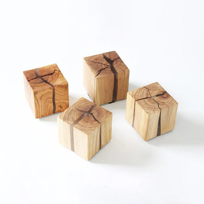 WoodAura Wandleuchte aus Holz und Harz