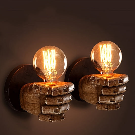 Hand-Wandleuchte aus Harz