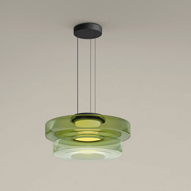 Bauhaus Pendelleuchte geschichtet
