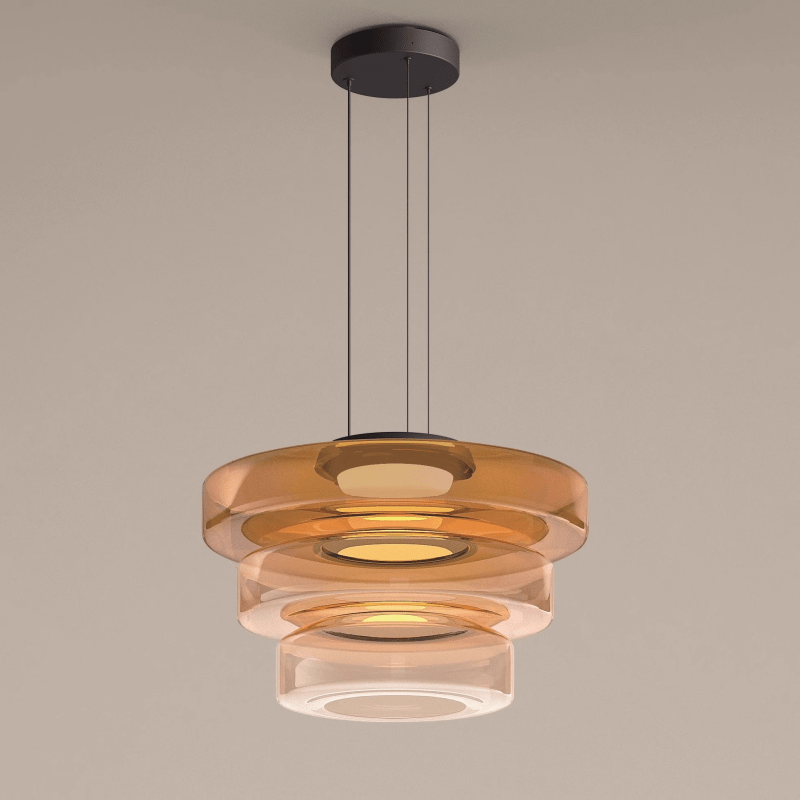 Bauhaus Pendelleuchte geschichtet