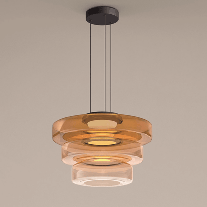 Bauhaus Pendelleuchte geschichtet