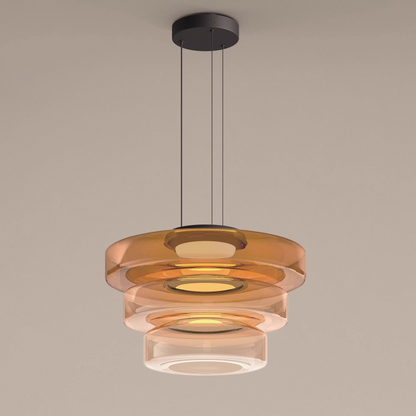 Bauhaus Glas-Pendelleuchte