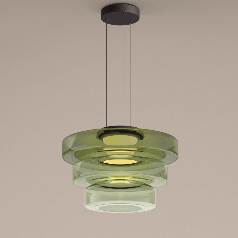 Bauhaus Pendelleuchte geschichtet