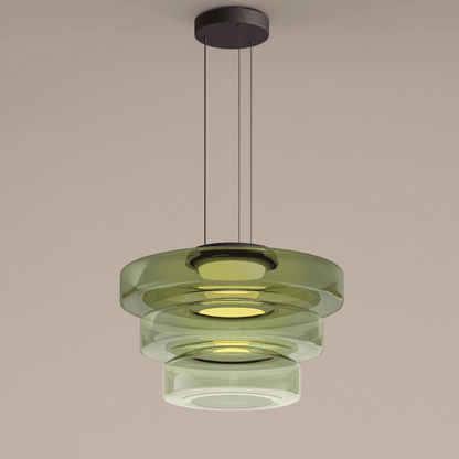 Bauhaus Pendelleuchte geschichtet