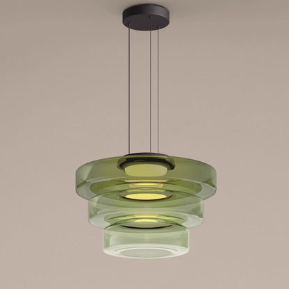 Bauhaus Glas-Pendelleuchte
