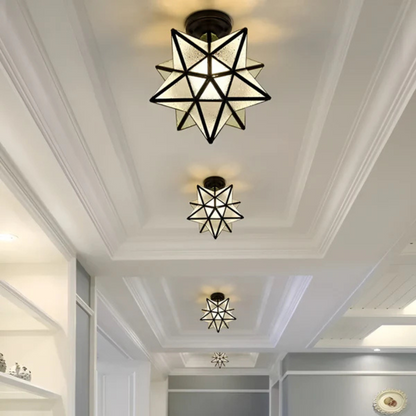 Xelio LED-Deckenleuchte im Sterndesign