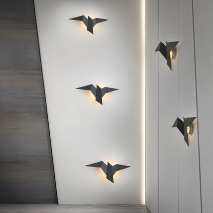 Origami LED-Wandleuchte