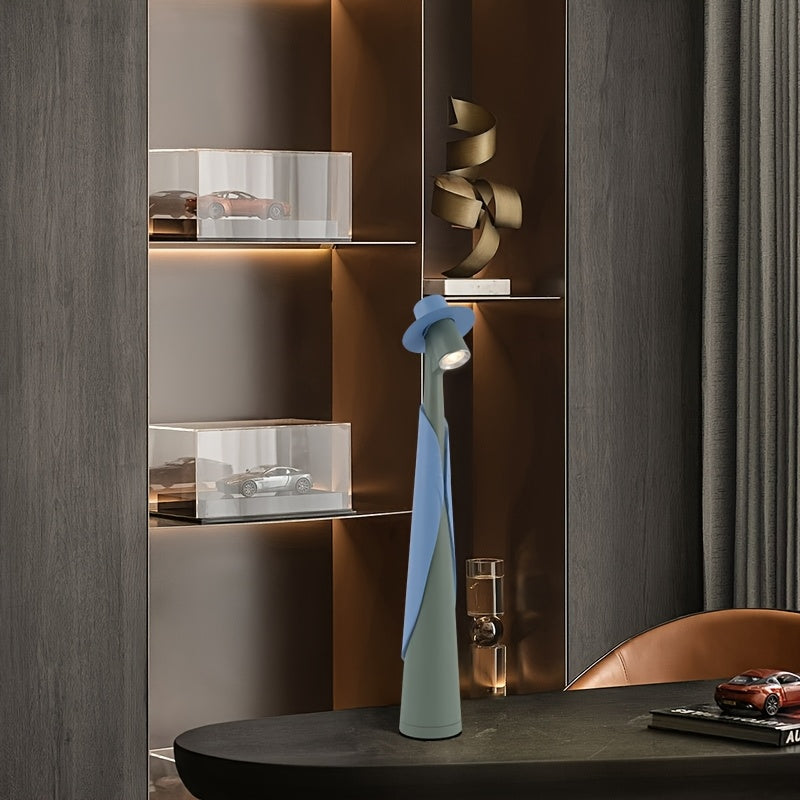 Hut-Figur LED-Tischlampe