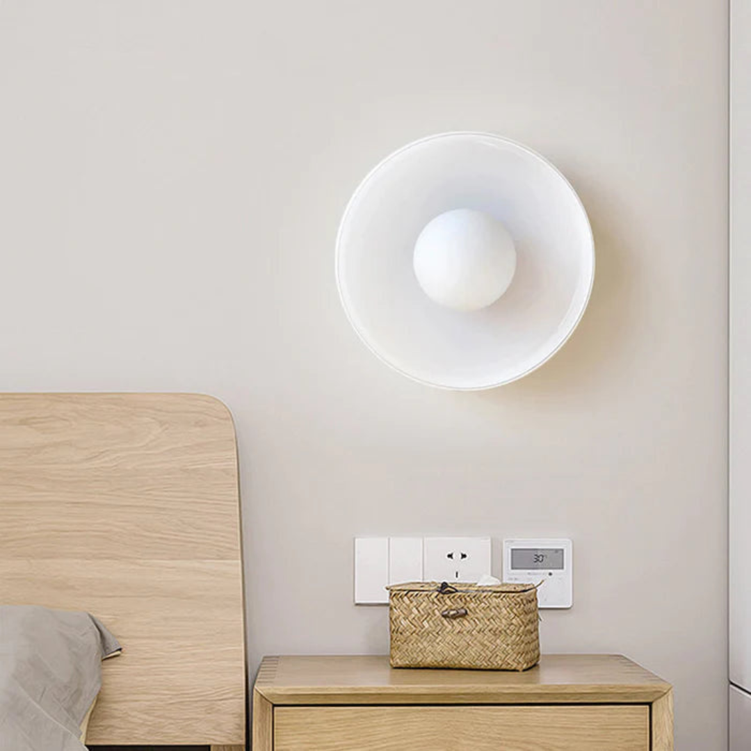 Veyro LED-Deckenleuchte mit Glasschirm