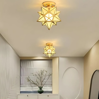 Xelio LED-Deckenleuchte im Sterndesign