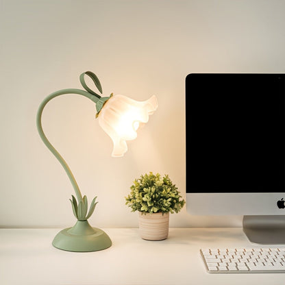 Florale USB-Tischlampe