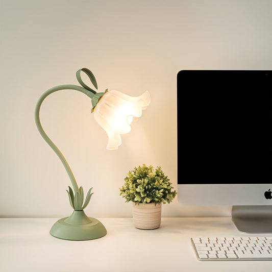 Florale USB-Tischlampe