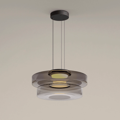 Bauhaus Pendelleuchte geschichtet