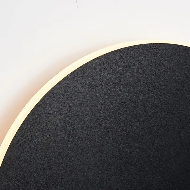 Runde LED-Wandleuchte minimalistisch