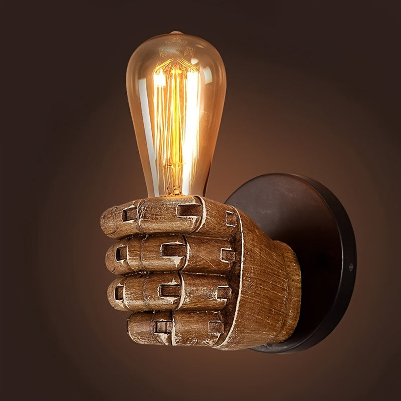 Hand-Wandleuchte aus Harz