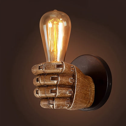 Hand-Wandleuchte aus Harz