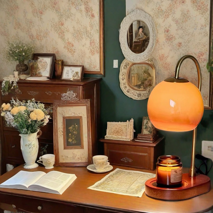 Kerzenwärmer-Tischlampe