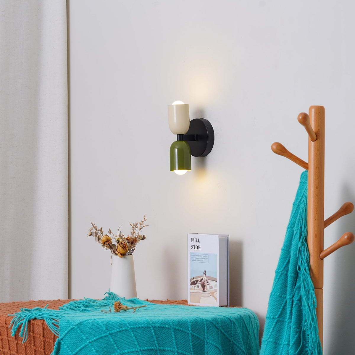 Macaron Wandleuchte bunt fürs Schlafzimmer