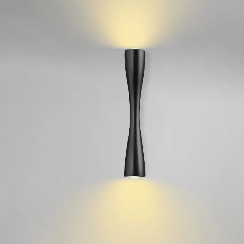 Gold-Wandleuchte Up & Down IP66